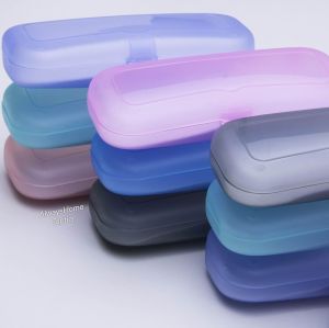 กล่องแว่นตา กล่องแว่น กล่องใส่แว่นตาราคาส่ง ยกโหล สินค้าสวยถูก นำไปขายต่อได้กำไร เเบบใส PCใส สวยทุกสี ราคาถูกพิเศษ