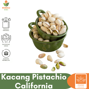 Kacang Arab Pistachio Pistacio Roasted Panggang 250 Gram / Kacang Fustuk Ketawa Arab Oleh Haji Umroh