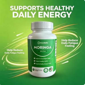 Rosabella Pure Moringa Capsules Sleep Joint & Daily Energy Multi Support60 Capsules