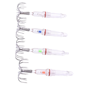 Điện tử mực lures mà không câu cá ban đêm bánh corrosions kháng LED mực lures tăng cường độ bền