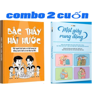 Sách - 2 Cuốn: Một giây rung động + Bậc thầy hài hước