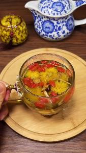 Chrysanthemum goji berry cassia seed honeysuckle licorice four-season tea health tea tea for staying up late dandelion root individually packaged