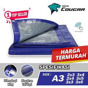 Terpal Plastik A3 Cap Cougar Berbagai Ukuran