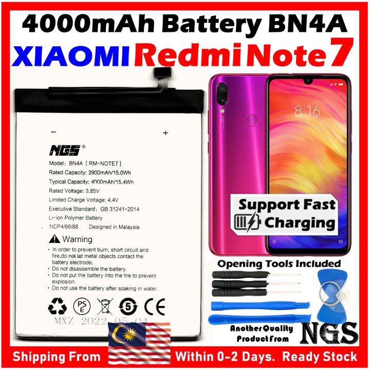 ORIGINAL NGS 4000mAh Battery Bateri BN4A for XIAOMI Redmi Note