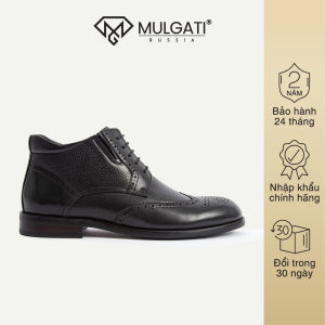 Giày cao cổ nam MULGATI Wingtip dập lỗ - YS971X