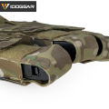 IDOGEAR Tactical SMG Triple Magazine Pouch Kriss Mag Holder Carrier Military Tarining Camoufalge MOLLE Waist Bag For SMG Kriss MP7 MP5 Vector Mag Pouch Holder 3576. 