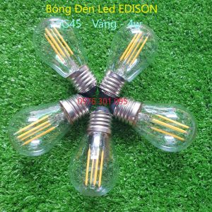 Bóng Đèn Led EDISON G45 [ Giả Sợi Đốt ]