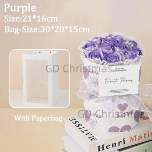 Artificial Flower Rose Scent Bouquet Holding Flowers Birthday Valentines Day Graduation Gift