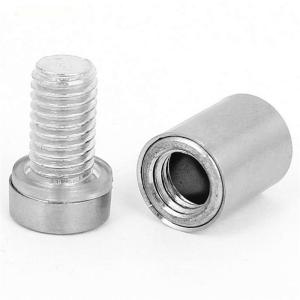 10Pcs 12x25mm Glass Stainless Steel Standoff Bolt Screws for Sign Acrylic Signages