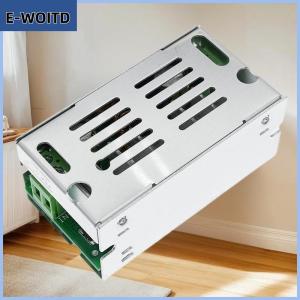 【E-WOITD】 1ชิ้น6V-55V 10A ปรับแรงดันไฟฟ้าที่ชาร์จโมดูลแหล่งจ่ายไฟพร้อมกล่องเคสอลูมิเนียม200W สูงสุด DC-DC บูสต์คอนเวอร์เตอร์