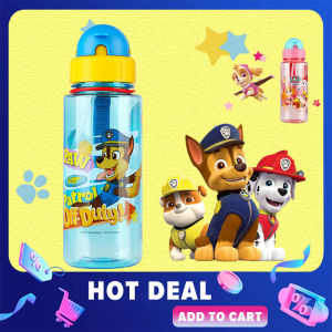 Paw Patrol Childrens Straw Cup Kindergarten Baby Cartoon Cup Hand Cup Cold Water Cup Anti-fall