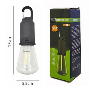 CPY Outdoor USB Rechargeable LED Lamp Bulbs Emergency Light Hook Up Camping Fishing Portable Night Light