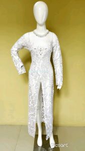 Gaun Pengantin: Kebaya Akad Gamis Elisab & Kebaya Modern