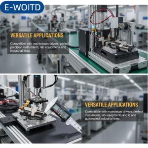 E-WOITD 3V dài tuyến tính thiết bị truyền động mini động cơ bước vít trượt Push Rod 25 mét cơ thể nhỏ gọn cho robot và tự động hóa dự án