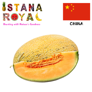FLAVOURFUL HAMI MELON IMPORTED FROM CHINA - PACK OF 1 - ISTANA ROYAL FRUITS