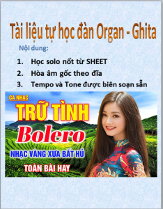 Tài liệu TỰ HỌC đàn Organ - Ghita