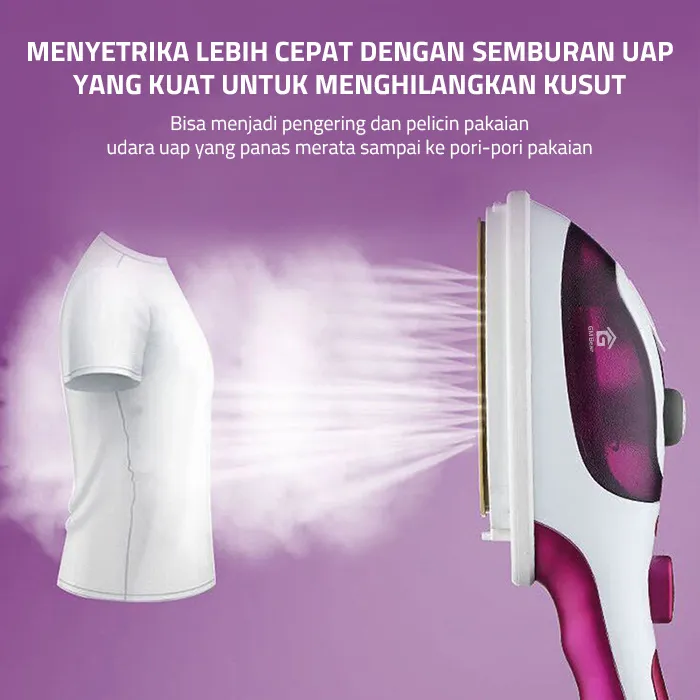 GM Bear Setrika Uap 1035-Steam Ironer White Setrika Uap 800 Watt 220V  Setrika Uap Dengan Kontrol Suhu Setrika Uap Dengan Tangki Air 0.1L Setrika  Uap Dengan Plat Logam Keramik - Lazada | Lazada Indonesia