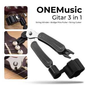 Gitar 3 in 1 String Winder & Bridge Pins Puller & String Cutter