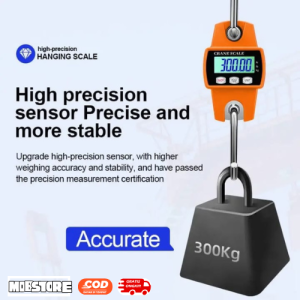 Timbangan Gantung 300Kg Baja Anti Karat - Digital Crane Scale 300Kg