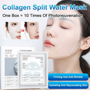 🥳Big Discount 🥳Collagen Face Mask For Firming And Hydrating Skin Intense Moisturizing Treatment Sheet Mask For Women Improve Elasticity Hydrating Sheet Mask Intense Moisturizing Skin Plumping Mask Revitalizing Facial Treatment