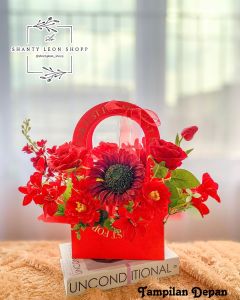 Bag Flowers/ Buket Bunga Tas/ Buket Bunga Artificial/ Buket Tas/ Buket SL 10