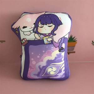 clu Genshin Impact Plush Pillow Beelzebul Kokomi Zhongli Wanderer Tartaglia Kazuha Hutao Xiao Stuffed Toys For Kids ulc