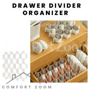 Drawer Divider Organizer Adjustable DIY Grid Honeycomb Drawer Divider for Underwear Belt Scarf Socks