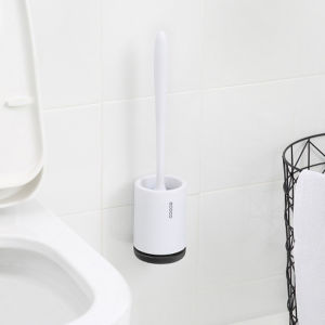 Yy.silicone Head Toilet Brush/Wall Mounted Toilet Brush/Bathroom Cleaning Tools