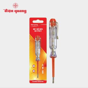 Bút thử điện Điện Quang ĐQ ETP06 R (Đầu vít dẹp140 mm màu đỏ)