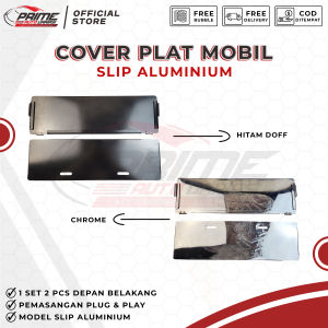 Tatakan Plat Nomor Mobil Model Slip Stainless Universal