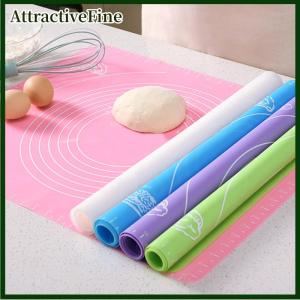 AttractiveFine 26x29cm Silicone không dính Mat cán bột lót Pad Bánh Ngọt Bánh bakeware