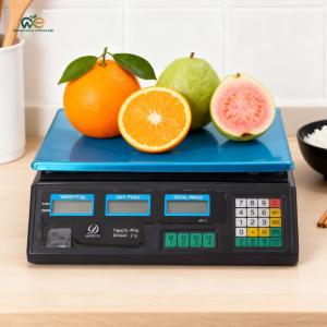 Electronic Scales 40kg/2g Electronic Price Computing Scale with Zero Peeling Function Industrial Scales for Deli Stores [Winnereco Lifestyle]