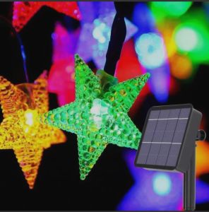 Led Nhỏ Đèn Nhấp Nháy Chuỗi Đèn Sao Đèn Trang Trí Trang Trí Các Phòng Ngủ Đầy Màu Sắc Hộ Gia Đình Ngoài Trời Nhấp Nháy Ngôi Sao Năm Cánh Đèn