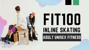 Adult Inline Fitness Skates FIT100 - Black/Silver (รองเท้าสเก็ตมือประทูมมิตร FIT100 สีดำ/เงิน)