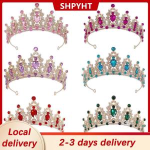 [COD] SHPYHT Local delivery Ship within 24 hours Luxury Elegant Crystal Princess Crown Hair Accessories Tiara For Women Party Rhinestone Wedding Bridal Crown New Head Jewelry