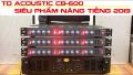 MÁY NÂNG TIẾNG TD ACOUSTIC CB 600 PRO-MODEL 2020-CÔNG NGHỆ USA-XỬ LÝ VÀ NÂNG CẤP ÂM THANH HIỆU QUẢ. 