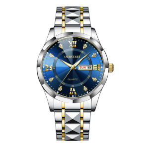Jam Tangan Lelaki Solar Kalis Air Luminous Men Watch Original German Tech Business Steel Quartz Watch