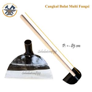 Sahabat Craft Cangkul Bulat Cangkul Kepala Pengganti baja taman Cangkul Pertanian | Cangkul Tangan bahan baja asli