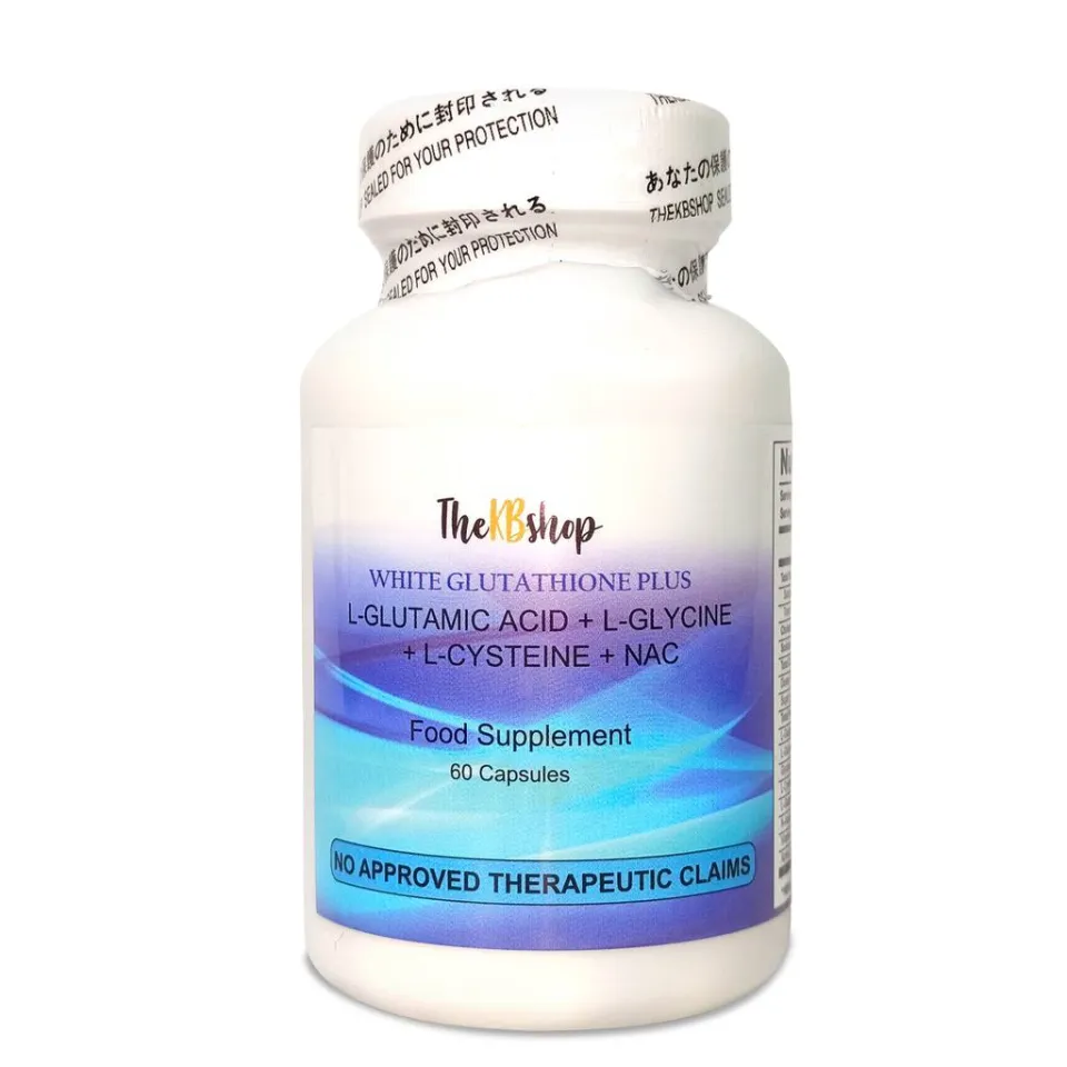 kb white glutathione kb white glutathione plus Skin Brightening Supplement Anti-Aging Skincare  Supplement Radiant Glowing Skin Natural Antioxidants For Skin - Lazada