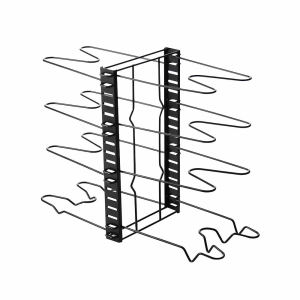 8 Tiers Pot Rack Pan Rack Organizer for Cabinet 3 Installation Methods Adjustable Pots Lid Holder Kitchen Pantry Cookware Organizer