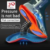 TWOL 1pair  Orthopedic  arch support flat foot running insole soft bottom shock-absorbing sports insoles