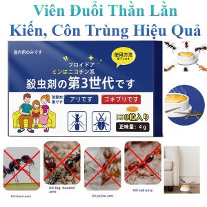Hộp 8 Viên Đuổi Thằn Lằn Kiến Côn Trùng Hiệu Quả