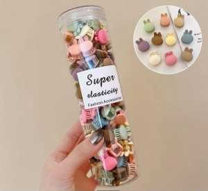 FU  Jepitan Rambut Mini Korea Anak Set isi 50pcs Box Bahan Premium Jepit Rambut Baby Jepitan Rambut Karakter Lucu
