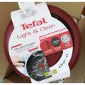 TEFAL (กระทะเทฟล่อนแท้)กระทะก้นแบน รุ่น Ligth & Clean 26 ซม. (ประกัน 2 ปี). 