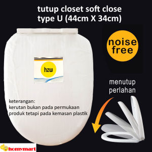 tutup closet cover soft close CC V (47x37) O (43x36) U (44X34) hzw