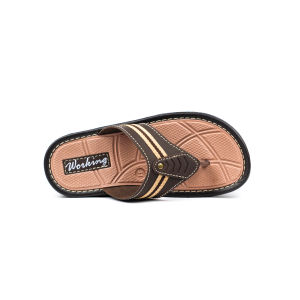 Sandal Japit Anak Laki Laki Working KDZ Sandal Kulit Anak SD TK Kasual Trendy Size 28-32