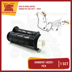 Handfat Assy PCX 150 (PSP) Hanfat Hand Grip Handgrip Karet Gas Pipa PCX 2017 - 2020 Harga Per Set