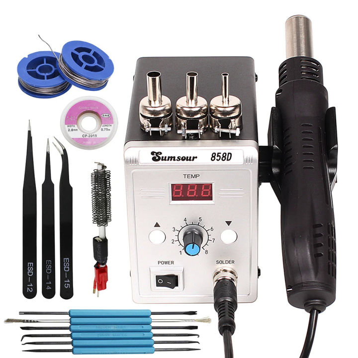 Hot 858D 700W BGA Rework Solder Station Soldering Heat Station 220V ...