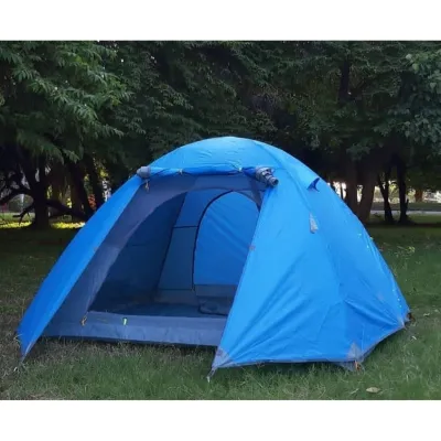 Tenda Camping Dome LWY Compass 4P Fiber Frame Kap 4 Orang Double Layer