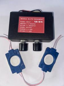 MODUL BLITZ PESAWAT 2 OUTPUT UNIVERSAL + 2 LED COB TIPIS